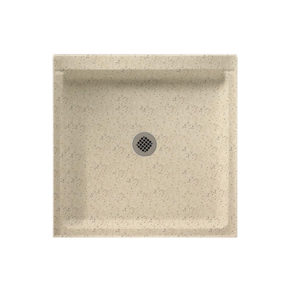 Swan 42 in. L x 36 in. W Alcove Shower Pan Base with Center Drain in Tahiti Desert