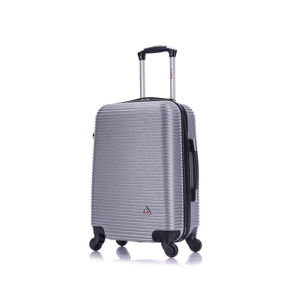 InUSA Royal lightweight hardside spinner 20 in. carry-on Silver