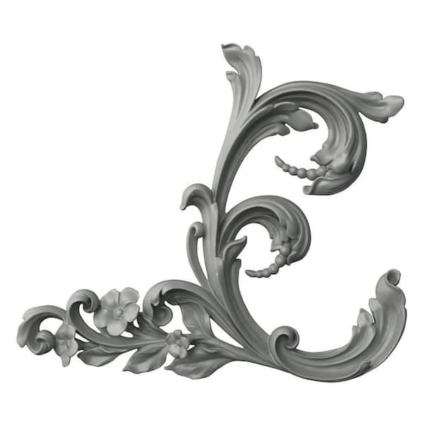 1.63 in. x 14.125 in. x 17.75 in. Polyurethane Applique & Onlay Moulding