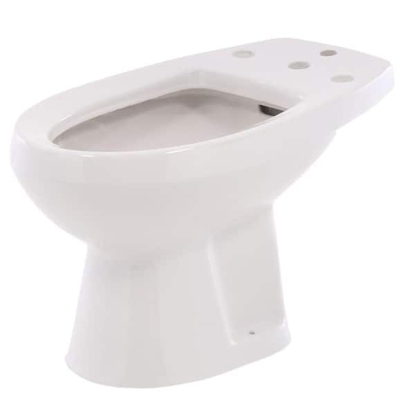 American Standard Cadet Round Bidet in White for Deck Mounted Fitting