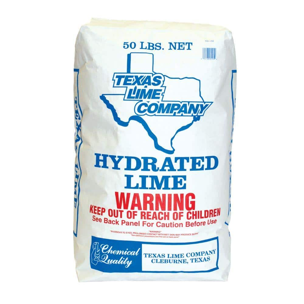 Hydrated lime 50 store lb bag