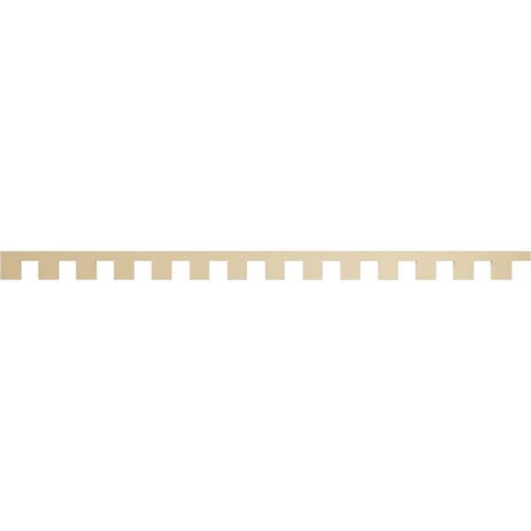 1 in. D x 5 in. W x 93.375 in. L Primed Polyurethane Panel Moulding