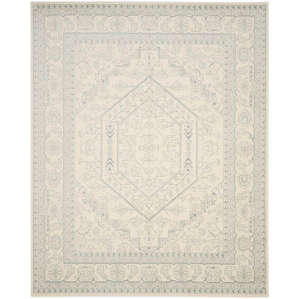 ADirondack Ivory/Slate 12 ft. x 18 ft. Border Medallion Area Rug price history on PriceWatchPro