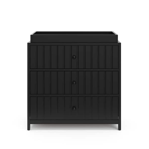 Graco Teddi 3 Drawer Chest with Changing Topper Black