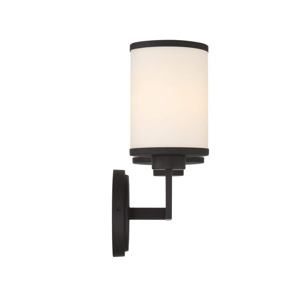 Bryant Black Forged Dimmable 2-Light Wall Sconce