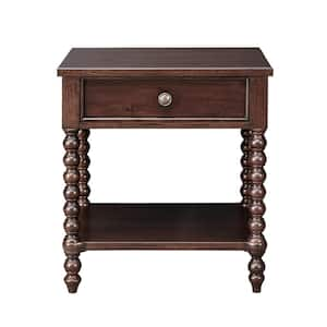 Beckett Morocco Brown 1 Drawer Nightstand