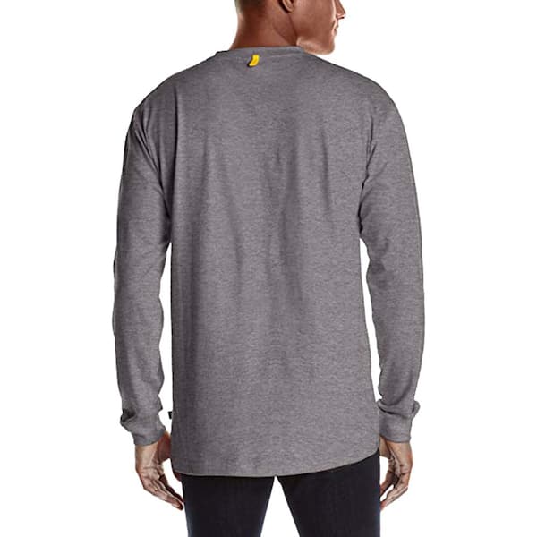 Caterpillar Trademark Banner Men S X Large Dark Heather Grey Cotton Long Sleeve T Shirt 004 Xl The Home Depot