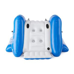 Kool Splash Inflatable Play Center with 8.5 ft. x 5.75 ft. Swim Center, Blue & White