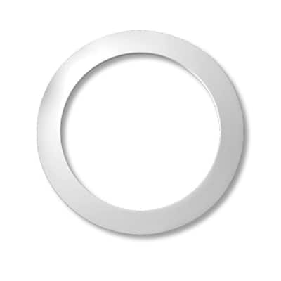 35-3/16 in. x 35-3/16 in. x 1 in. Polyurethane Flat Trim for Round Louver Gable Vent 35-3/16 in. x 35-3/16 in. x 1 in. Polyurethane Flat Trim for Round Louver Gable Vent