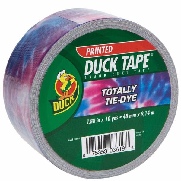 Duck 1-7/8 in. x 10 yds. Tie-Dye Print All-Purpose Duct Tape