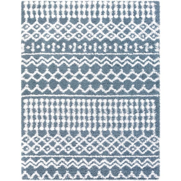 Briar Blue 7 ft. 10 in. x 10 ft. 2 in. Area Rug