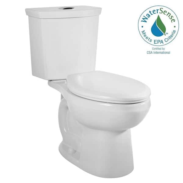 American Standard H2Option 2-piece Dual Flush Right-Height Elongated Toilet in White