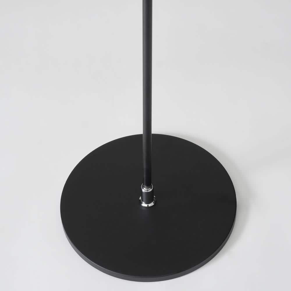 Libra Black Adjustable LED Floor Lamp with 3-Way Switch