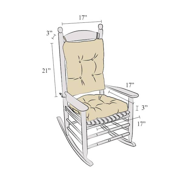 jumbo rocking chair cushion