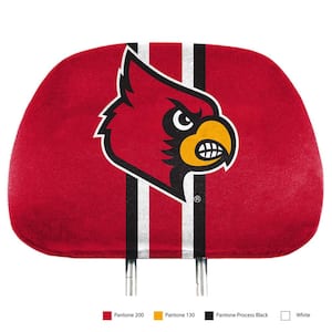 University of Louisville 10 in. x 14 in. Universal Fit Printed Head Rest Cover Set