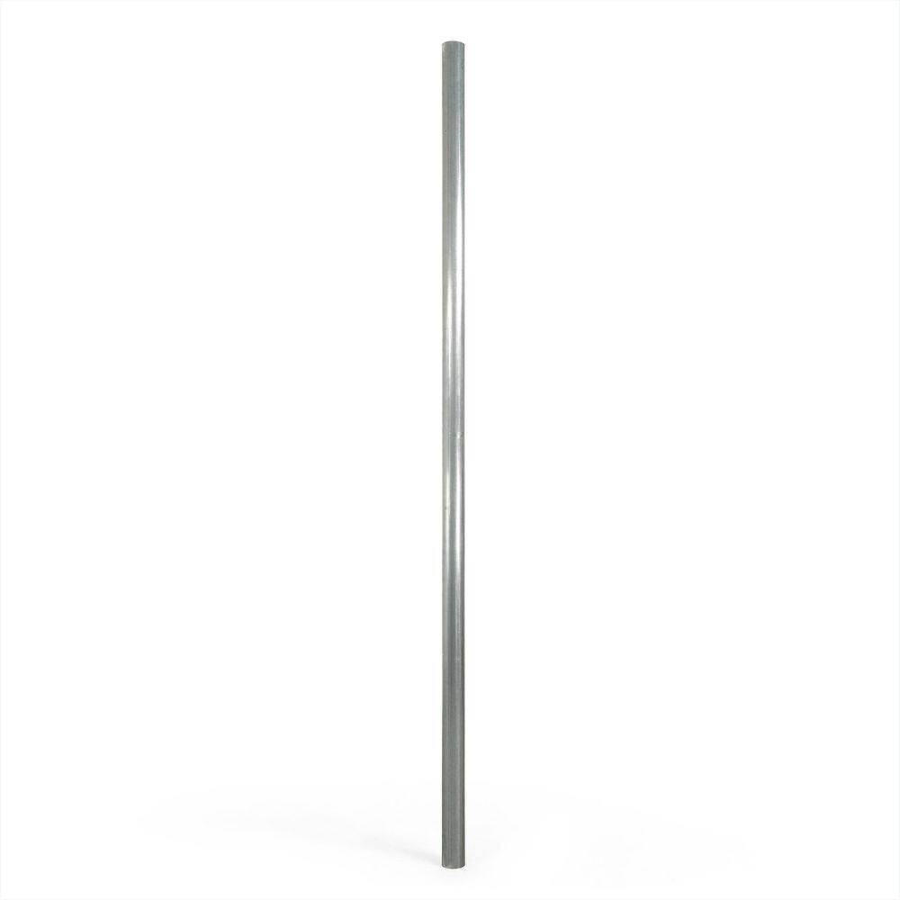 Silver Galvanized 1-7/8 in. x 1-7/8 in. x 7 ft. Steel Line Chain Link Fence Post (1 Pack) price history on PriceWatchPro