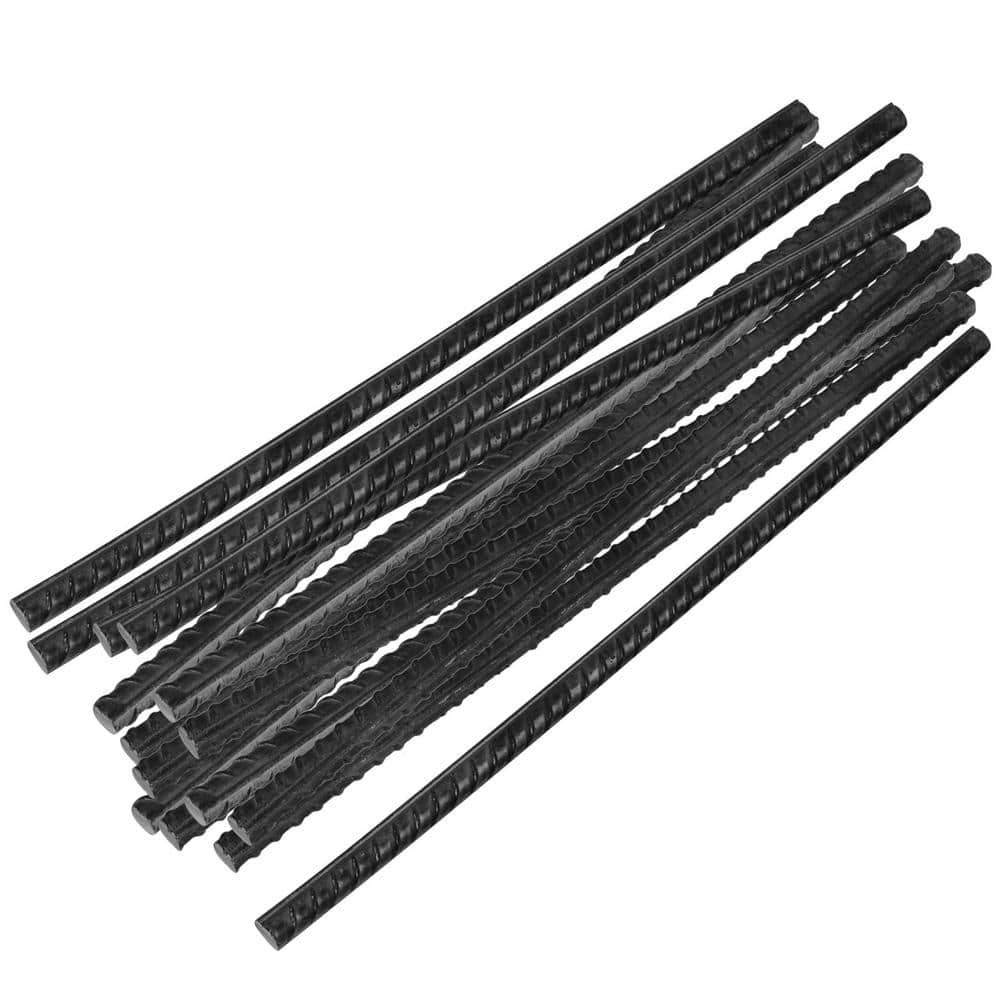 20-Piece 12 in. Rebar Stakes, 3/8 in. Thick Heavy Duty Steel Rebar Ground A
