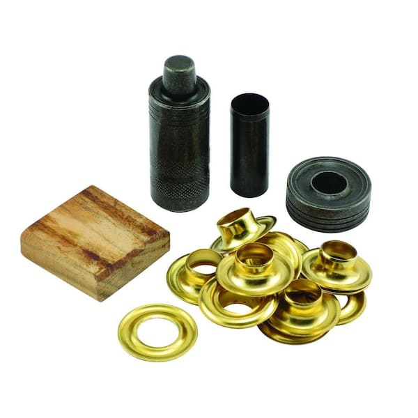 General Tools 1 2 In Solid Brass Grommet Kit 71264 The Home Depot