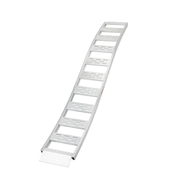 Karl home 12 in. W x 90 in. L Aluminum Fixed S-Curve Truck Loading Ramp (Includes 2-Ramps)
