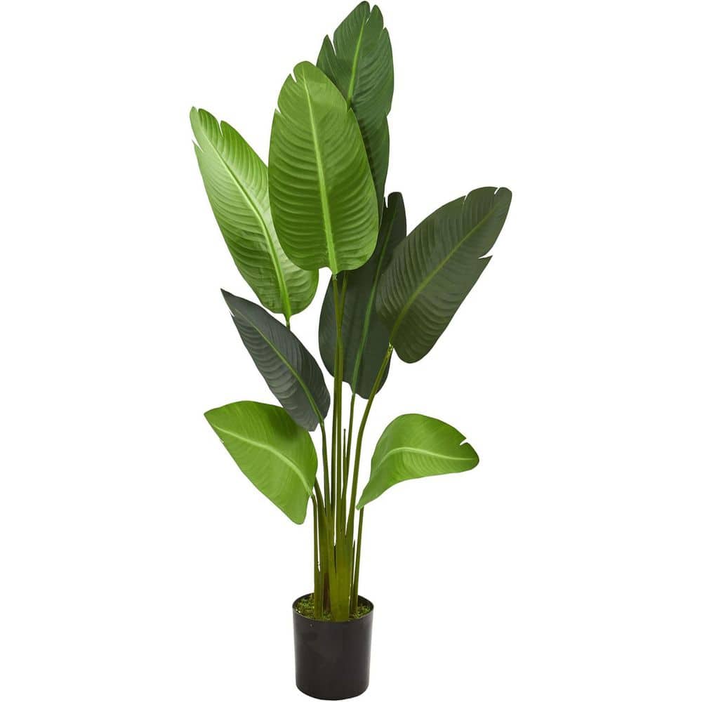 4 ft. Artificial Palm Tree in Black Pot, Artificial Indoor Home Decor Plant price history on PriceWatchPro