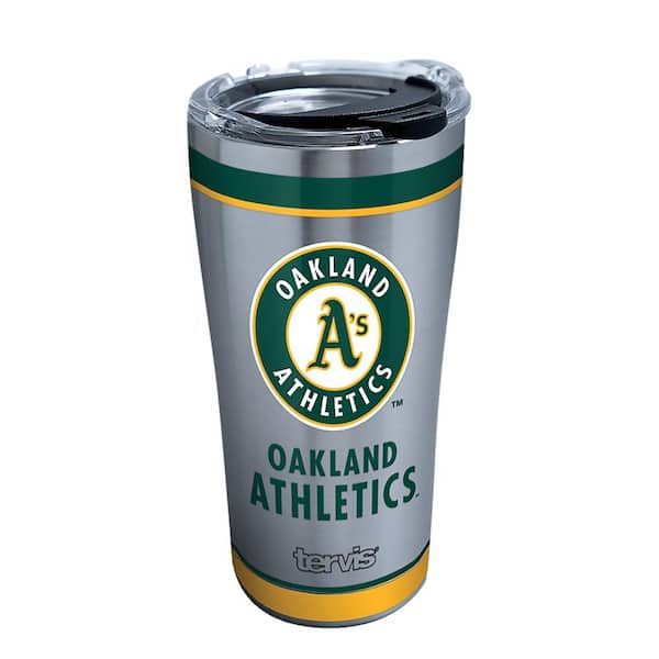 Tervis MLB Oakland Athletics Tradition 20 oz. Stainless Steel Tumbler with Lid