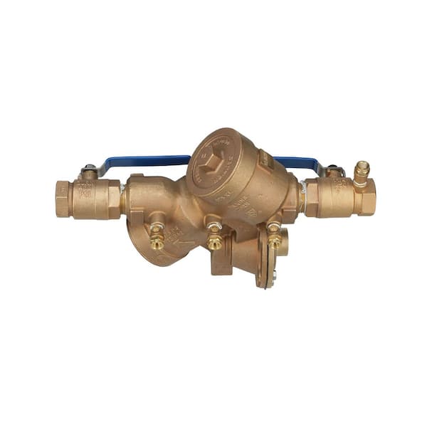 Wilkins 1-1/4 in. 975XL Reduced Pressure Principle Backflow Preventer 114-975XL  The Home Depot