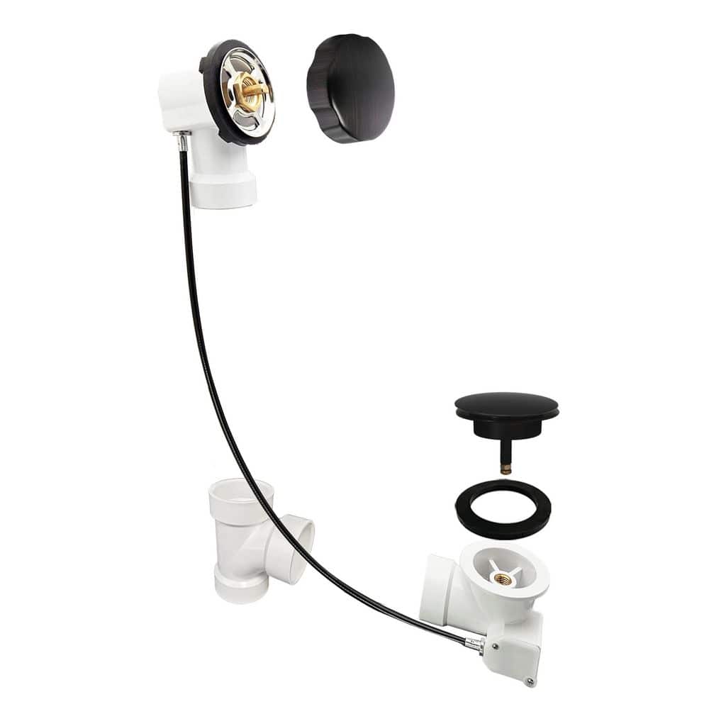 PVC 45 in. Cable Drive Bath Waste and Overflow in Antique Bronze price history on PriceWatchPro