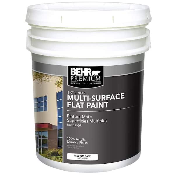 BEHR MSRFC 4.53 gal. Medium Premium Flat Exterior Paint BEHR MSRFC 4.53 gal. Medium Premium Flat Exterior Paint