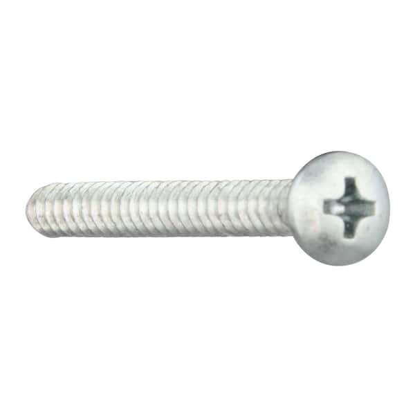 Prime-Line #10 x 3/4 in. Zinc Plated Steel With White Head Phillips Drive  Pan Head Self-Tapping Sheet Metal Screws (25-Pack) 9155231 - The Home Depot
