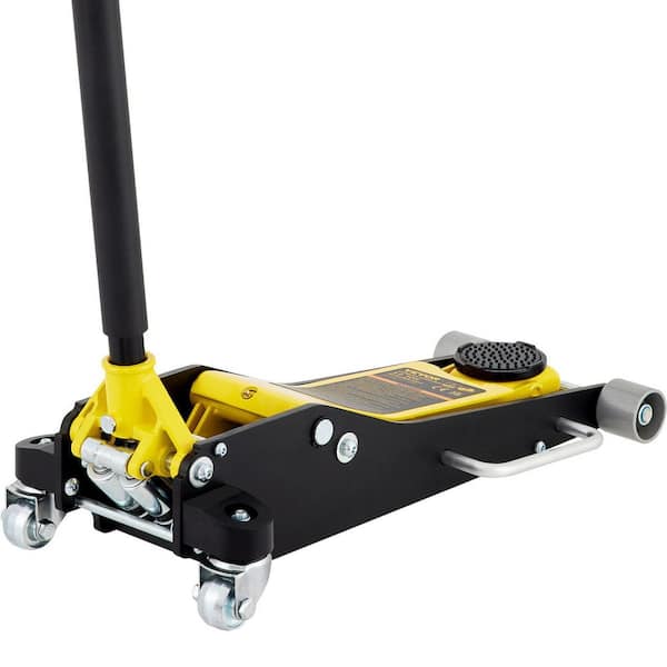 3 Ton Low Profile Aluminum Steel Racing Floor Jack Dual Pump Lift Car Auto