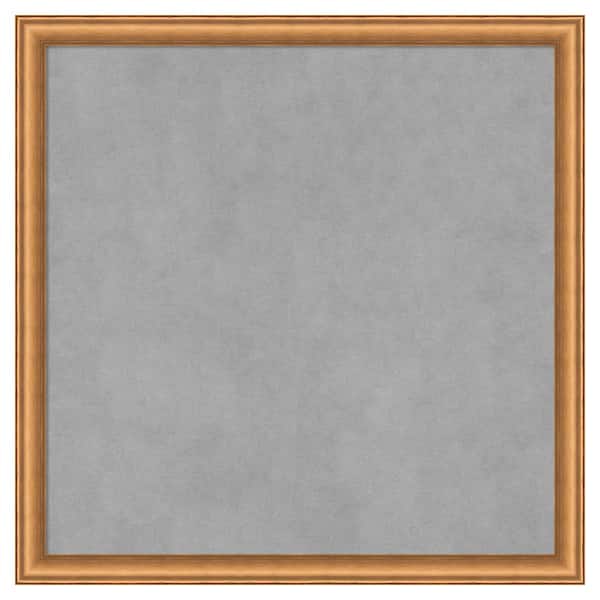 Amanti Art Salon Scoop Copper 22 in. x 22 in. Framed Magnetic Board