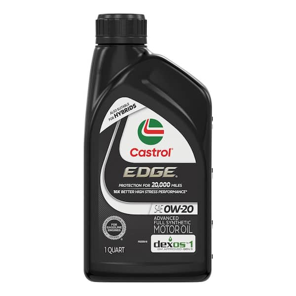 CASTROL EDGE 0W-20 Advanced Full Synthetic Motor Oil, 1 qt.