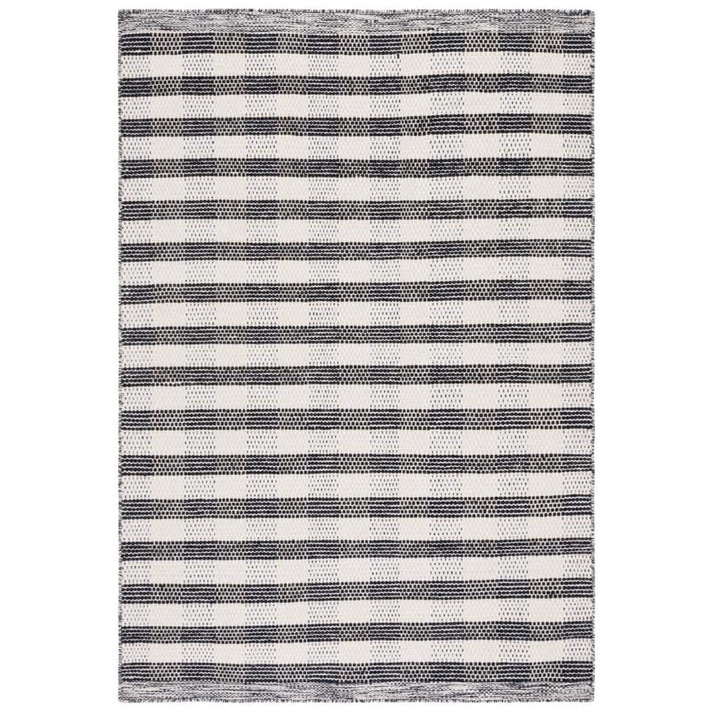Boho-Chic Classic Flat Weave Striped Kilim Area Rug