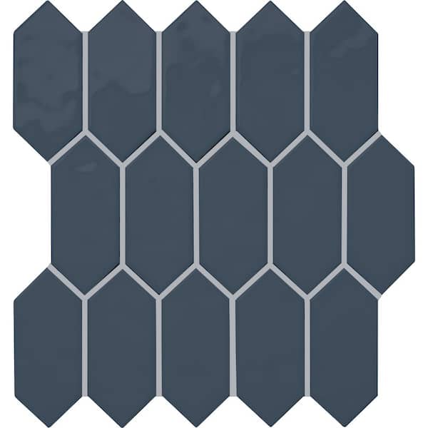 Daltile LuxeCraft Titan 11 in. x 12 in. Glazed Ceramic Picket Mosaic Tile (8.76 sq. ft./Case)