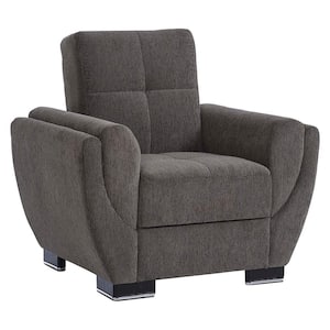 Basics Air Collection Convertible Grey Armchair with Storage