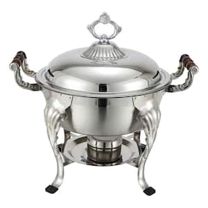 Crown 6 qt. Stainless Steel Round Chafing Dish