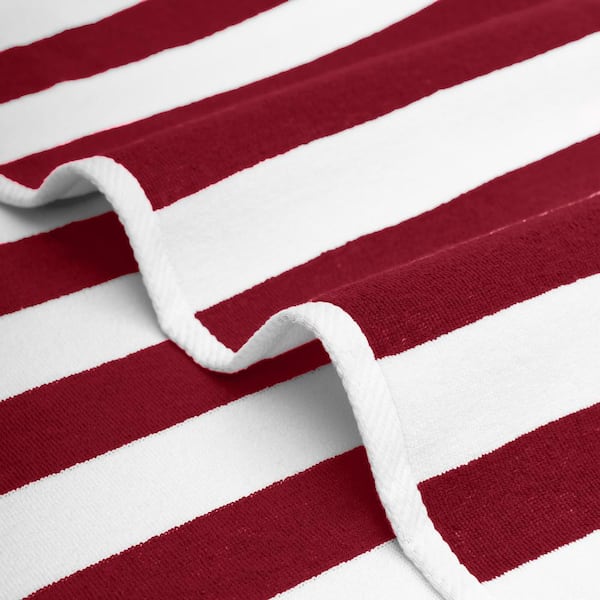 Red Stripe Pool and Beach Towel