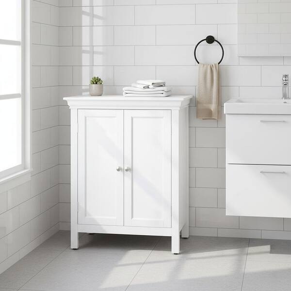 Teamson Home Stratford 13 in. W x 26 in. D x 34 in. H White