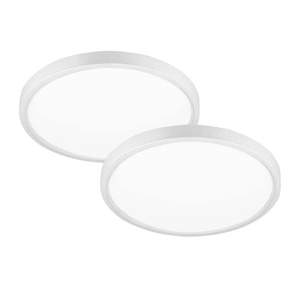 Bieuoram 12 in. 28-Watt 3600 Lumens Integrated LED Recessed Ceiling ...