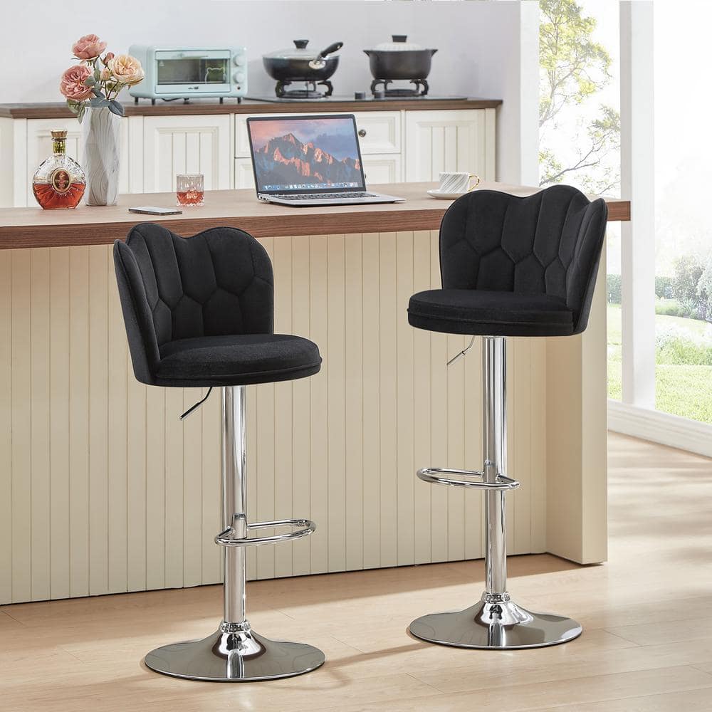 Aazon.co: VECELO Bar Stools Set Of 2,Kitchen Island Stools With