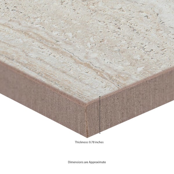 MSI Cordova Lablanca 2 cm x 24 in. x 48 in. Matte Porcelain Paver