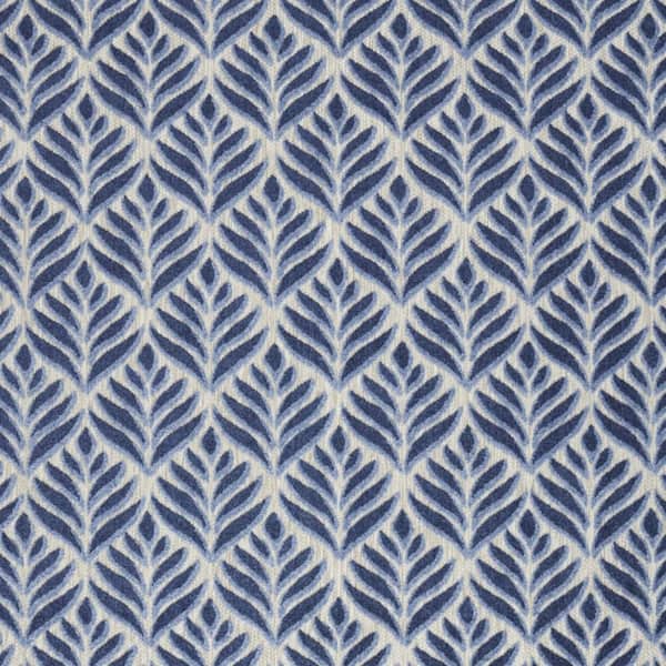 Blue 5 ft. x 8 ft. Woven Polypropylene Rectangle Indoor/Outdoor Area Rug
