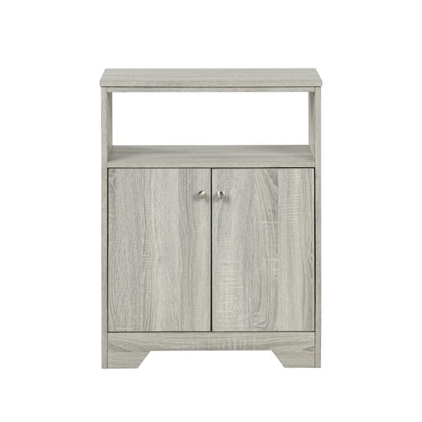 Unbranded 23.60 in. W x 11.80 in. D x 31.70 in. H Oak Bathroom Shelf