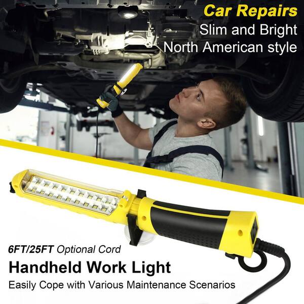 BeamBox 120-Volt LED Trouble Light, Handheld Corded Work Light