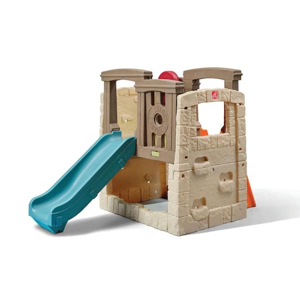 Naturally Playful Woodland Climber with Toddler Slide and Pretend Play Features