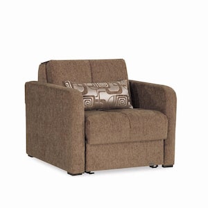 Fashion Collection Brown Convertible Armchair with Storage