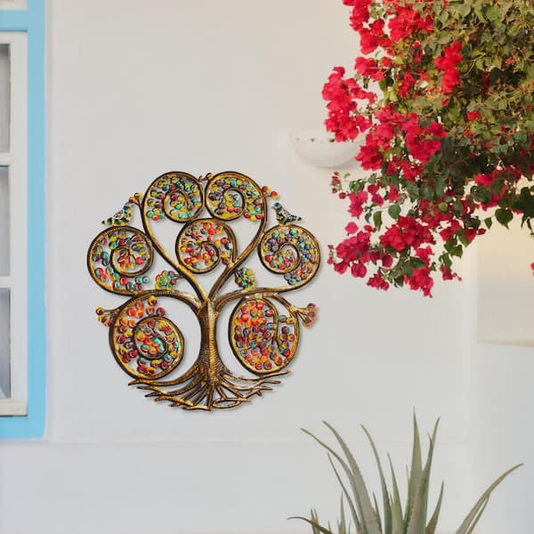 Floral Hand Embroidery Hoop- Wall Art (3 inch)- Designed for Hope