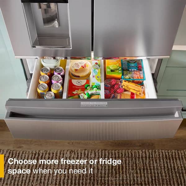Whirlpool 36 in. 22 cu. ft. Counter Depth French Door Refrigerator