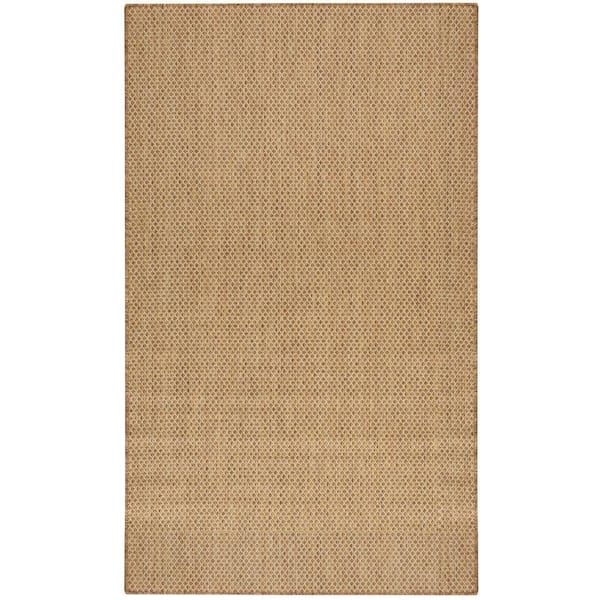 Nourison Courtyard Jute 3 ft. x 5 ft. All-over design Contemporary Area Rug