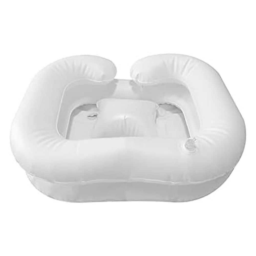Inflatable Shampoo Basin Portable Bedside Shower with Comfortable Neck Support Easy Use for Injured Elderly Bed-Bound price history on PriceWatchPro
